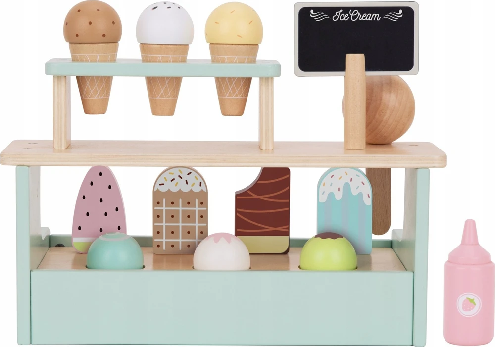 Tooky Toys TOOKY TOY Ledų kioskas Medinė ledainė