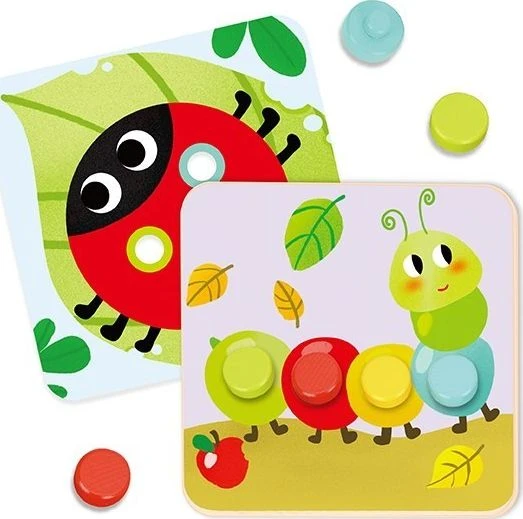 Tooky Toys Medinė dėlionė su gyvūnais Tooky Toy 1547