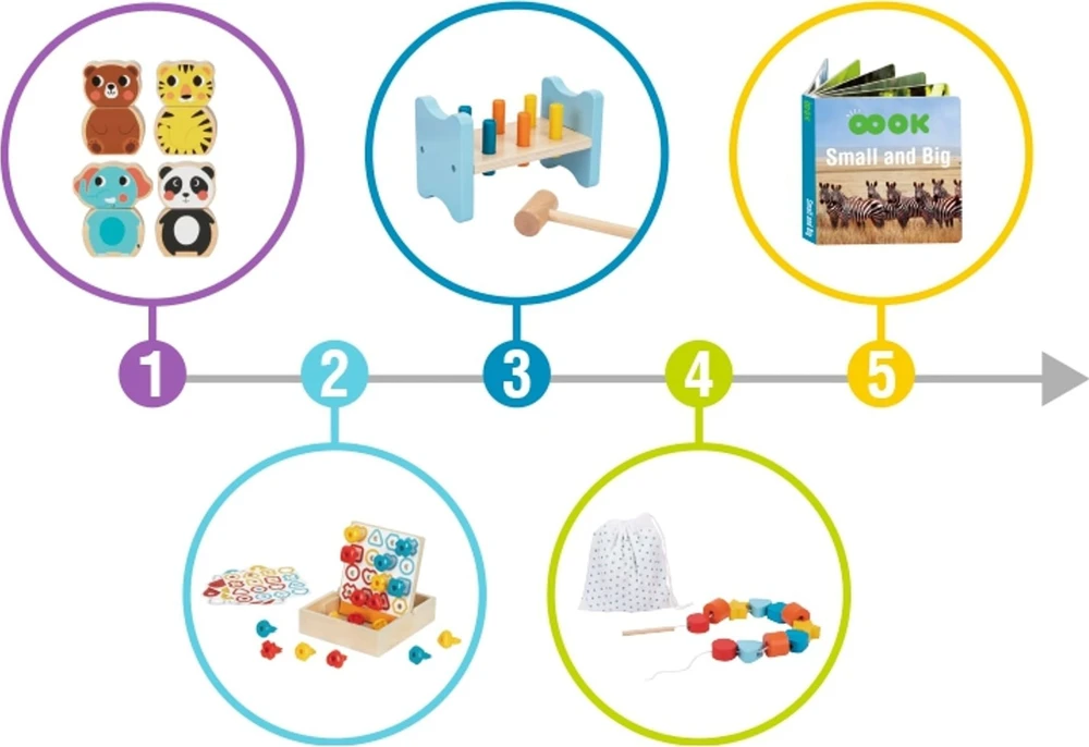 Tooky Toys TOOKY TOY edukacinė dėžutė XXL Montessori