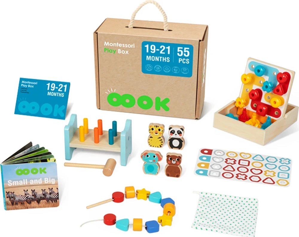 Tooky Toys TOOKY TOY edukacinė dėžutė XXL Montessori