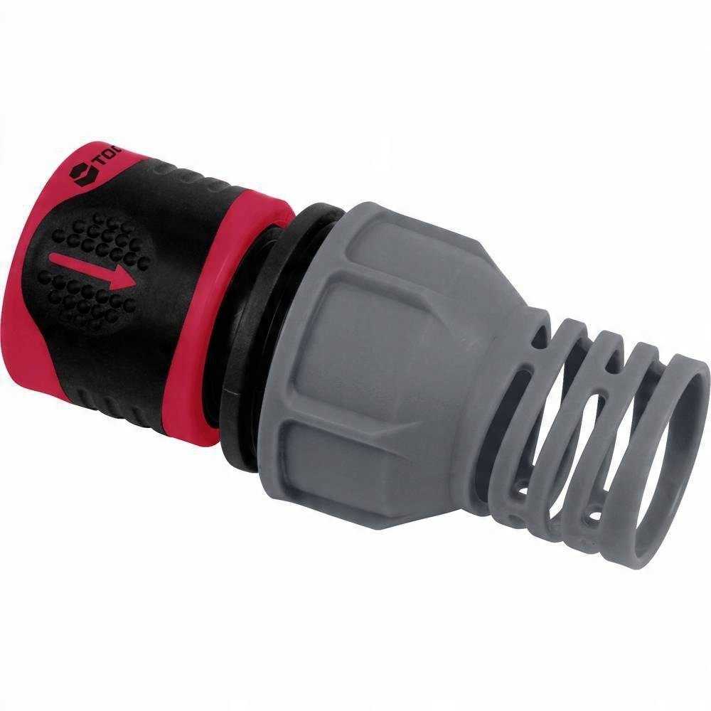 TOOLCRAFT 1592462 plastikinė žarnos jungtis, 19 mm (3/4) skersmens