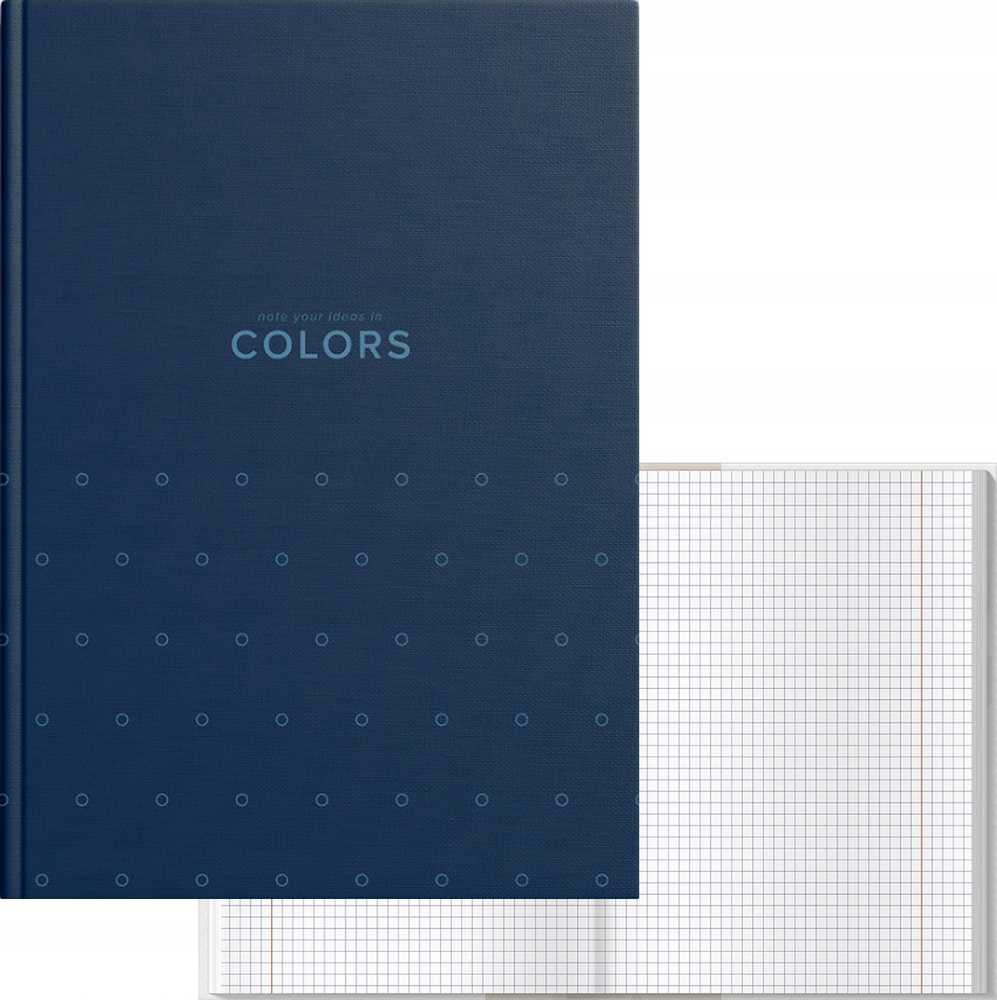 Top 2000 Brulion Colors A4/192k grotelės mėlyna