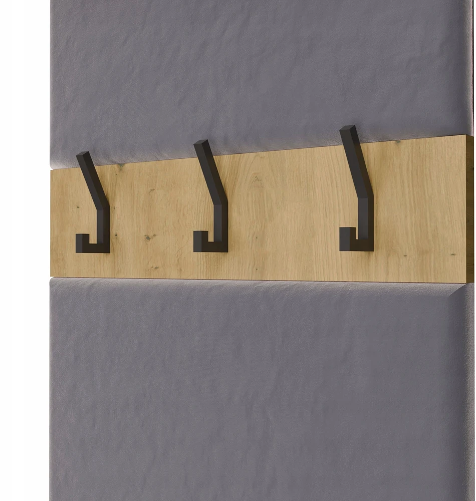 Top E Shop HAGA III 2SZ1W Wardrobe – Artisan Oak