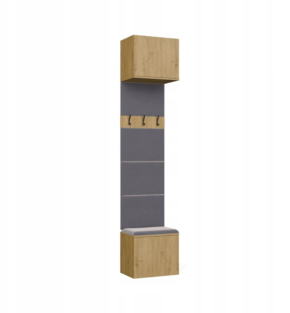 Top E Shop HAGA II 1SZ1W Wardrobe – Artisan Oak