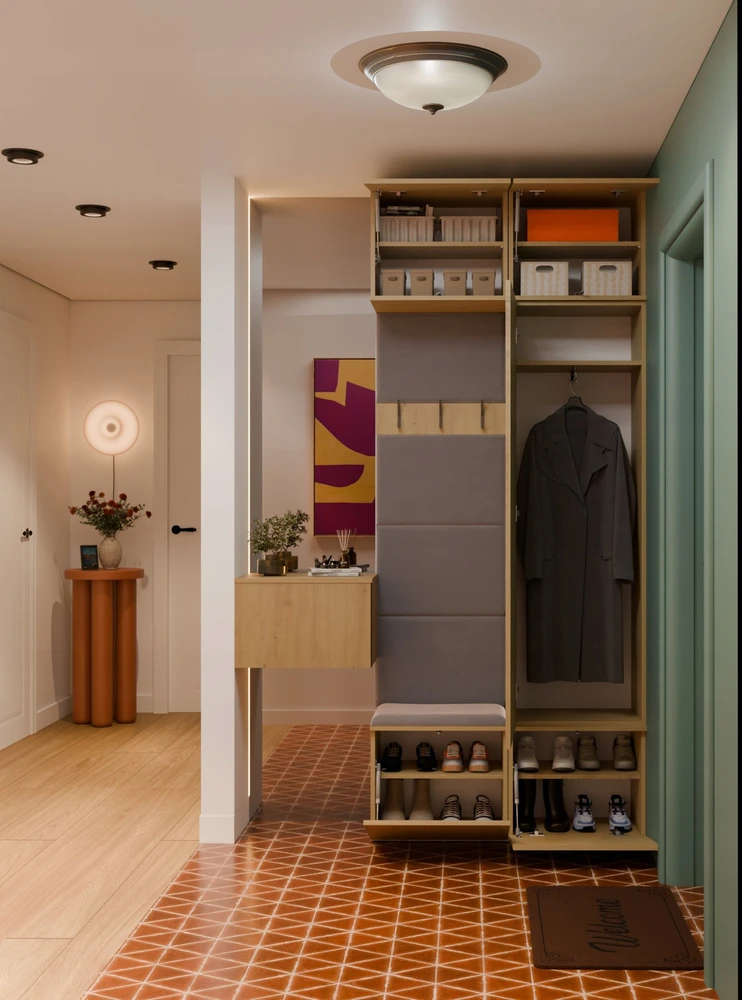 Top E Shop HAGA II 1SZ1W Wardrobe – Artisan Oak