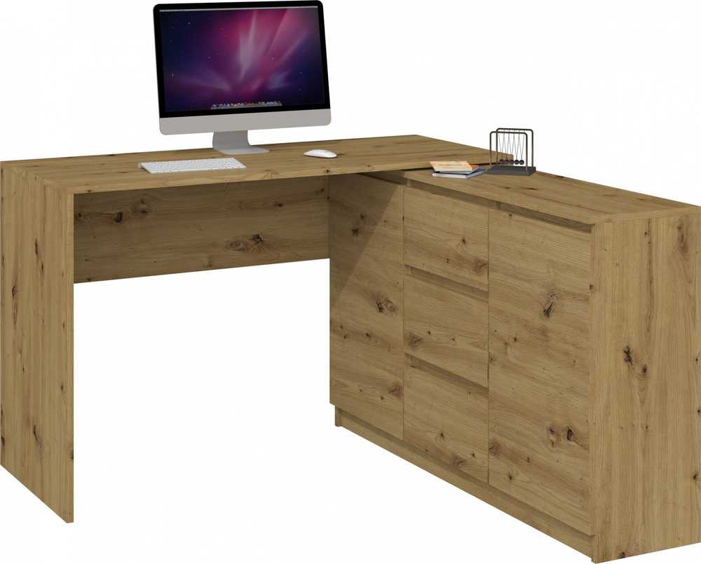 Top E Shop Baldų Komoda - 2D3S 120x30x75 Cm, Antracito/Artisano Spalvos