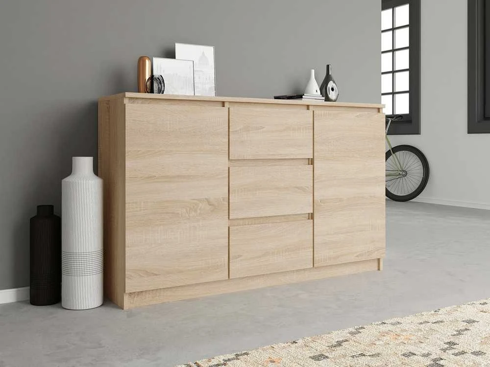 Top E Shop Baldų Komoda - Topeshop Dąb Sonoma