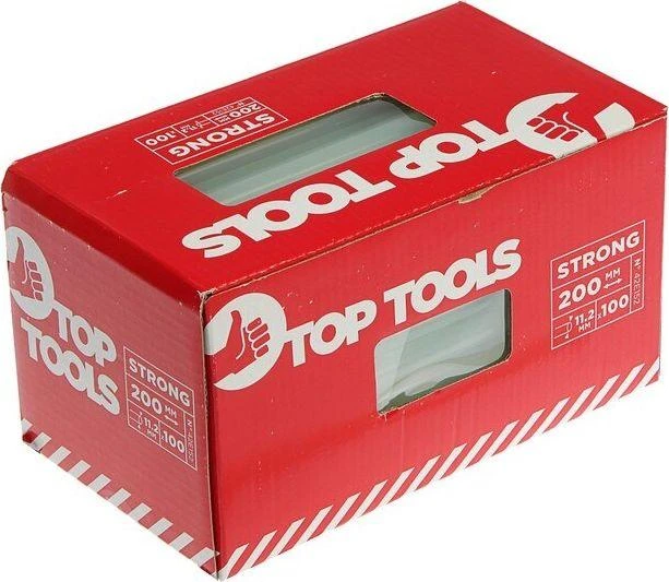 Top Tools Wkłady Klijų lazdelės 11 mm, skaidrios, 100 vnt.