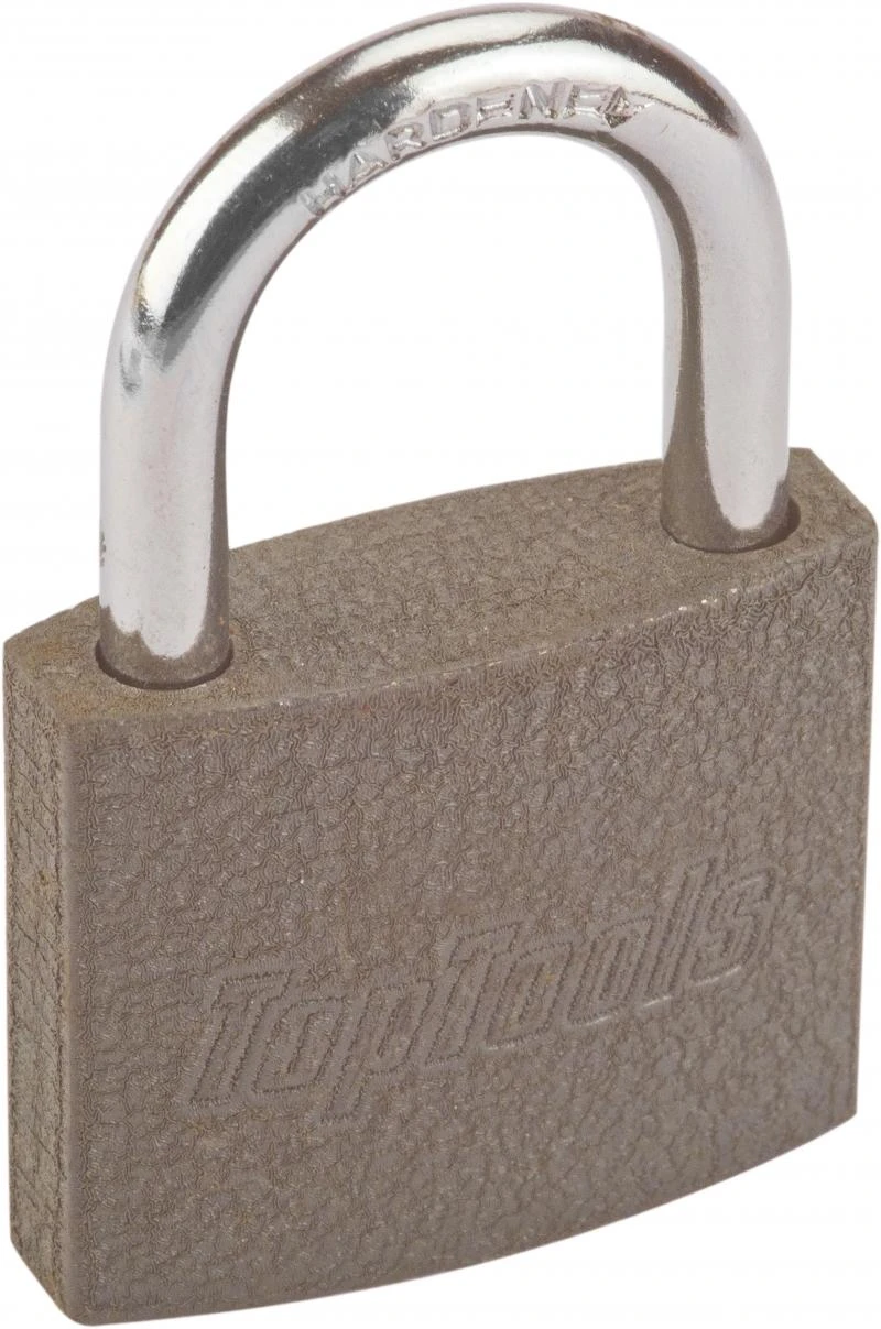 Pakabinama spyna Top Tools, 40 mm, ketaus korpusas, 2 raktai