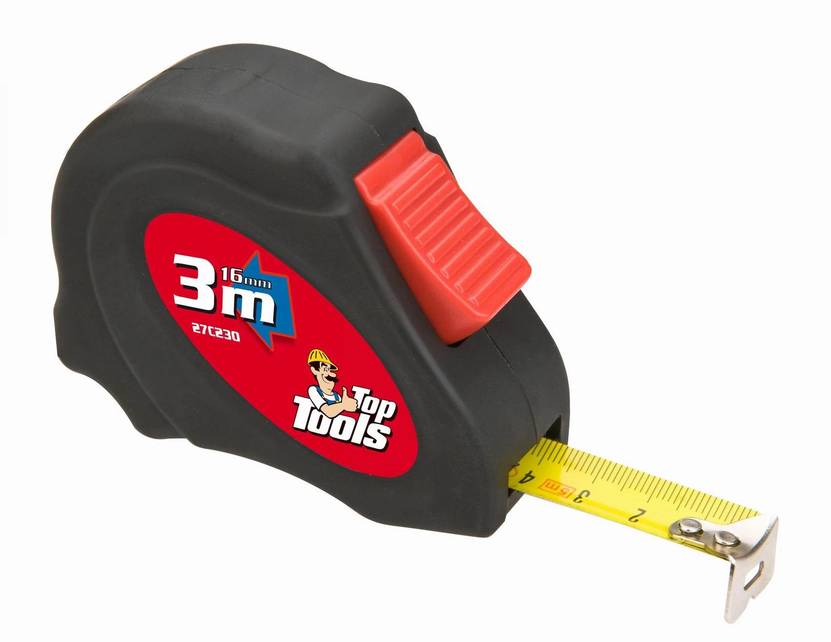 Top Tools Miara Plieninė matavimo juosta 3 m x 12,5 mm