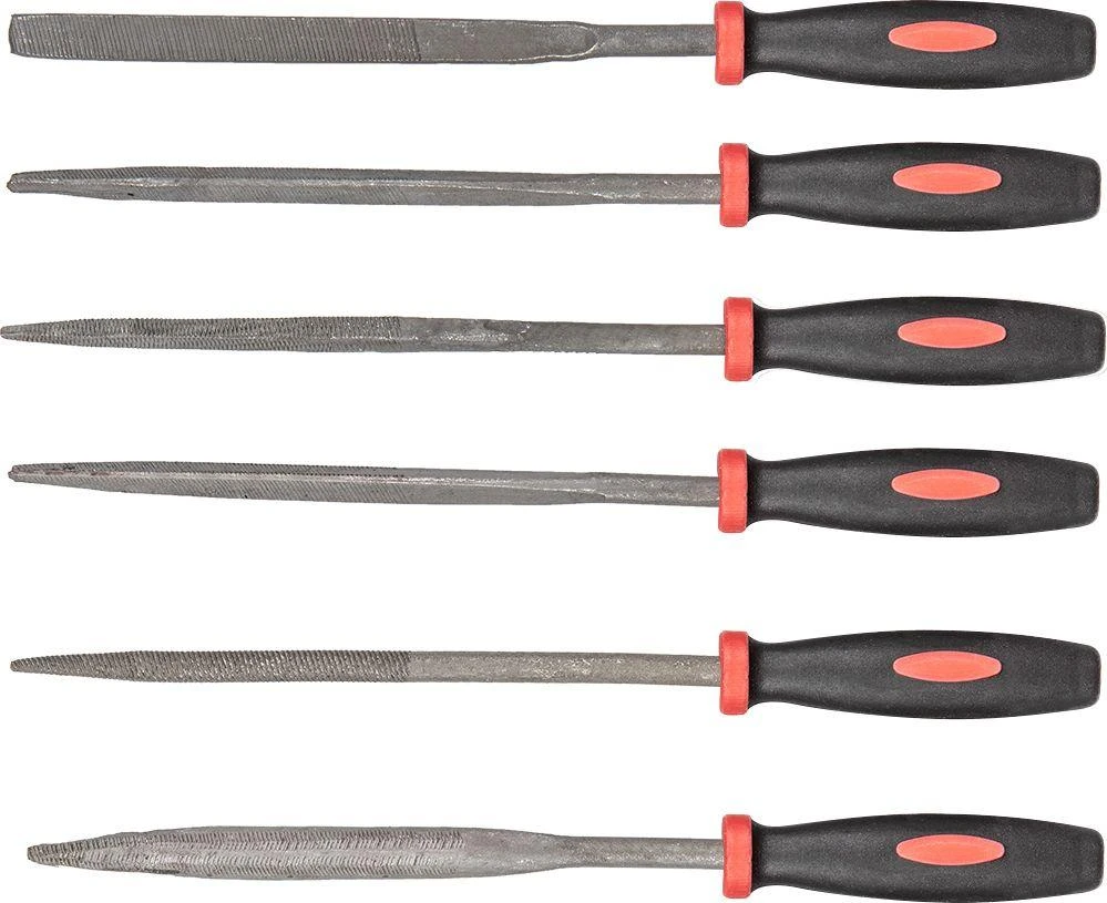 Top Tools Pilniki, Adatinės dildės metalui, 6 vnt. rinkinys
