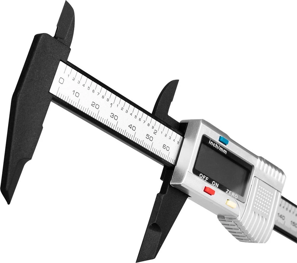 Top Tools Suwmiarka 150 mm skaitmeninis suportas, anglies pluošto kompozitas