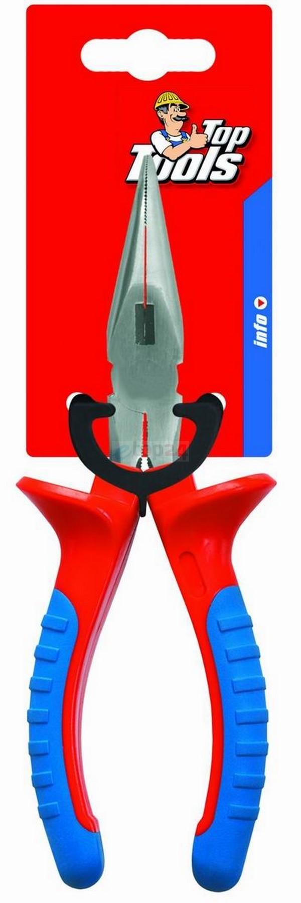 Top Tools Szczypce Replės ilgomis lenktomis nosimis 160 mm