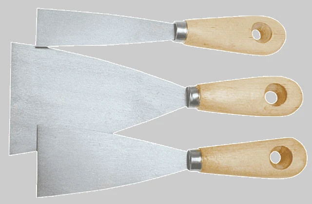 Top Tools Szpachle Dažymo mentelės 30-80 mm, 3 vnt. rinkinys