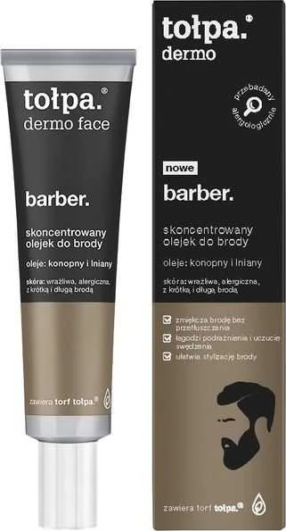 TOŁPA Dermo Barber Koncentruotas barzdos aliejus 40 ml