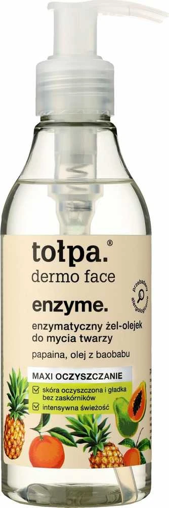 TOŁPA Dermo Face Enzyme fermentinis veido prausimo gelis-aliejus 195 ml