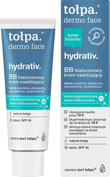 Tołpa Dermo Face Hydrativ BB Kreminis, 40 ml