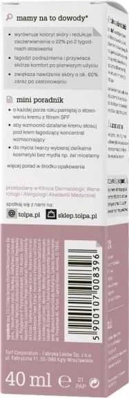TOŁPA Dermo Face Rosacal Strengthening Soothing Kremas SPF10, dienai 40 ml