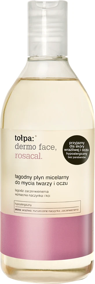 TOŁPA Dermo Face Rosacal stiprinamasis micelinis skystis veidui ir akims prausti 400 ml