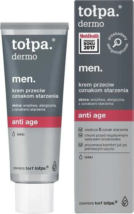 TOŁPA Dermo Men kremas nuo senėjimo požymių Anti Age 40 ml