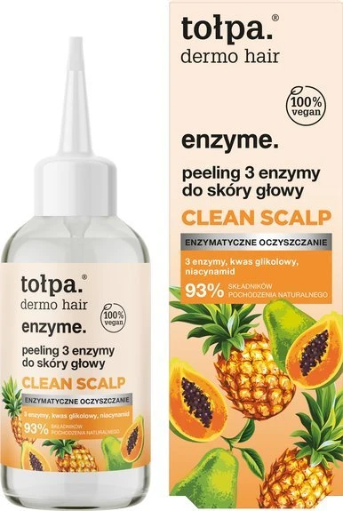 TOŁPA Dermo Hair Enzyme Peeling 3 fermentai galvos odai Clean Scalp 100 ml