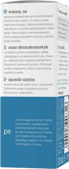 TOŁPA Dermo Face Hydrativ Hyaluronic drėkinamasis akių kremas-želė 10 ml