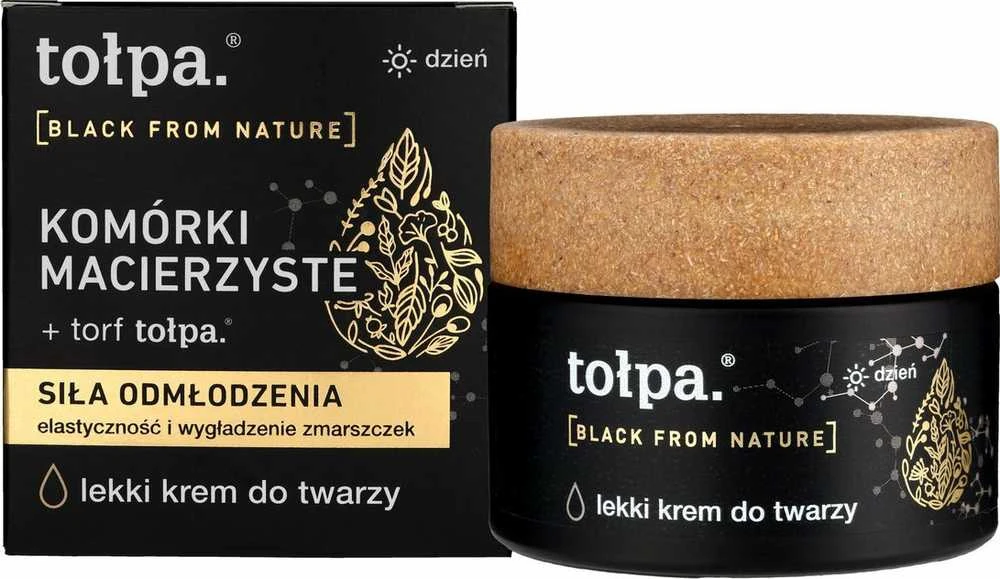 TOŁPA Juodas From Nature Light dieninis veido kremas - atjauninimo galia 50 ml