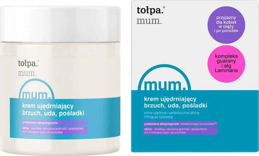 TOŁPA mama kremas stangrina pilvą, šlaunis ir sėdmenis 250 ml