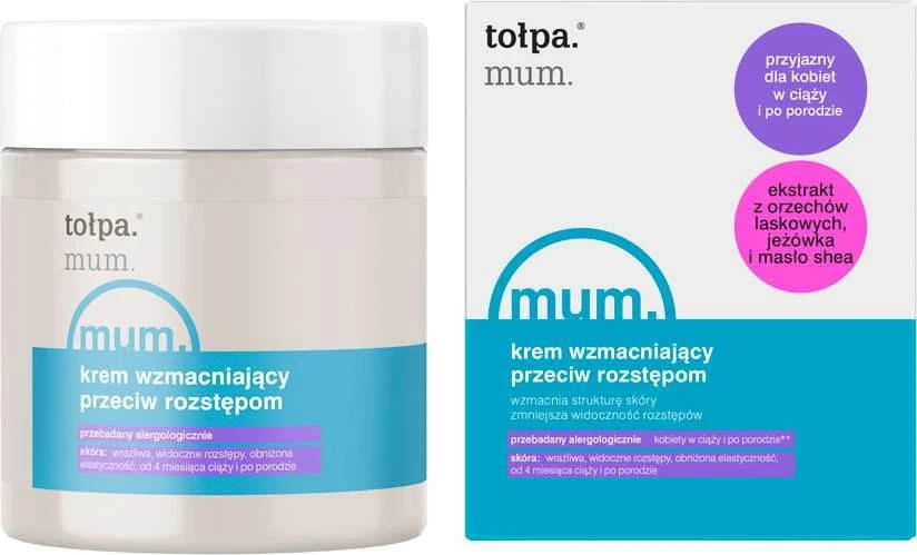TOŁPA Mum Stiprinantis kremas nuo strijų 250 ml