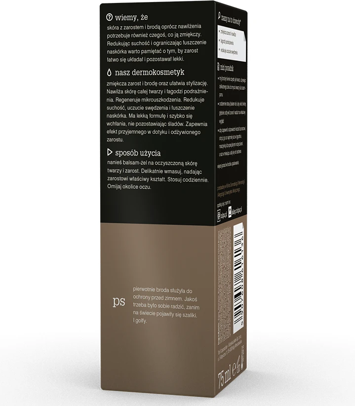 TOŁPA Dermo Barber balzamas-gelis veidui su ražiena ir barzda 75 ml