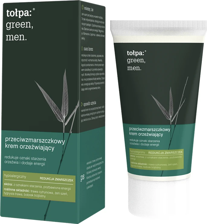 TOŁPA Žalias Men Raminamasis kremas nuo raukšlių 50 ml