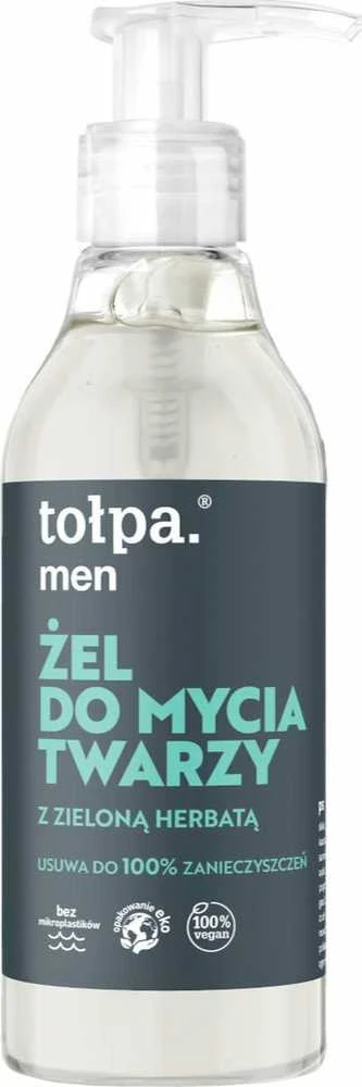 TOŁPA Men Veido prausimosi gelis su žaliąja arbata 195 ml