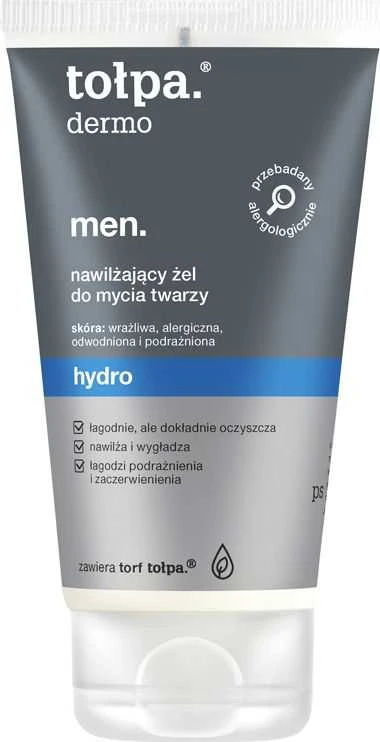 TOŁPA Dermo Men Hydro drėkinamasis veido prausimo gelis 150 ml