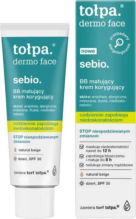 Tołpa Dermo Face Sebio BB Kreminis, 40 ml