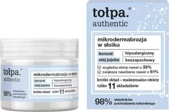 TOŁPA autentiška mikrodermabrazija indelyje 65g