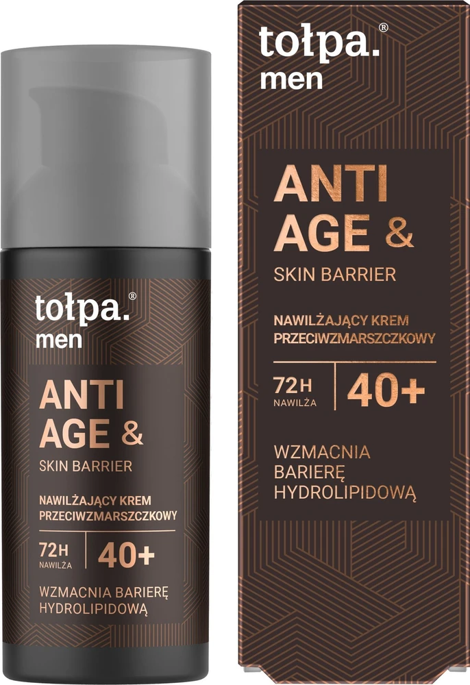 TOŁPA Men Anti Age & Skin Barrier 40+ Drėkinamasis kremas nuo raukšlių 50 ml