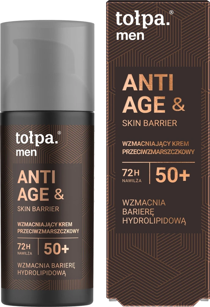 TOŁPA Men Anti Age&Skin Barrier 50+ Stiprinantis kremas nuo raukšlių 50 ml