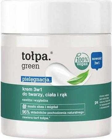 TOŁPA Žalias Care Kremas 3in1 veidui, kūnui ir rankoms 250 ml