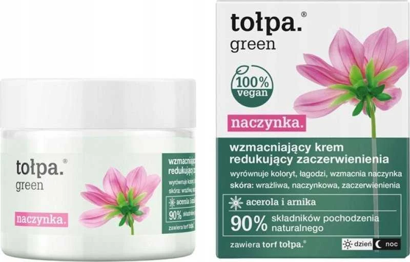 TOŁPA Žalias Naczynka Stiprinantis kremas mažinantis paraudimą 50 ml
