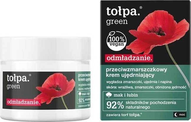 TOŁPA Žalias Rejuvenation stangrinamasis naktinis kremas nuo raukšlių 50 ml
