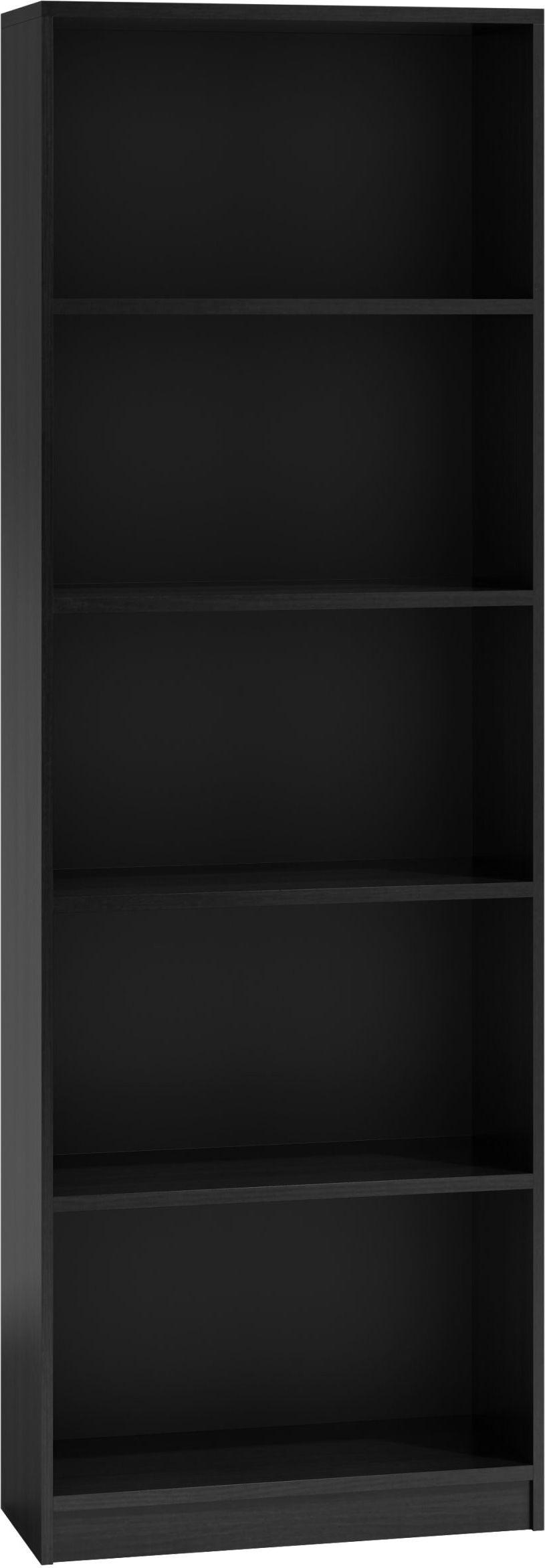 Top E Shop Biuro Knygų Lentyna - Topeshop R40 Juoda