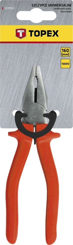 Topex Szczypce Kombinuotos replės 180 mm, 1000 V