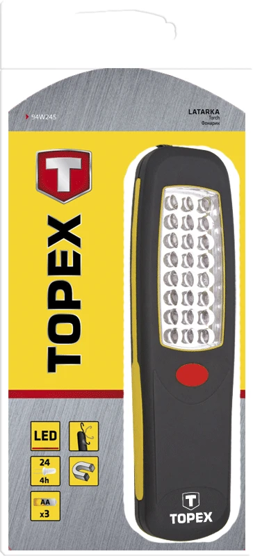 Seminaras Topex 24 LED baterijos 3xAA - 94W245
