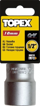 Nasadka 1/2 colio šešiakampė galvutė, 15 mm