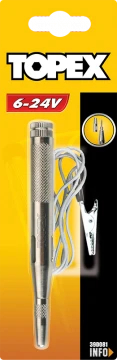 TOPEX testeris automobilinis su adata 6-24V 39D081