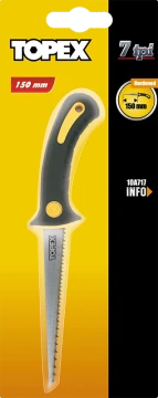 Topex Piła 150 mm gipso kartono pjūklas