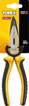 Szczypce Replės, pailgintos lenktos 160mm. TOPEX 32D103