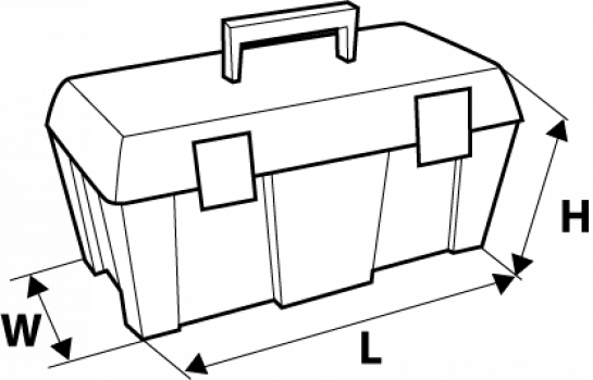 Skrzynka Įrankių dėžė 16"