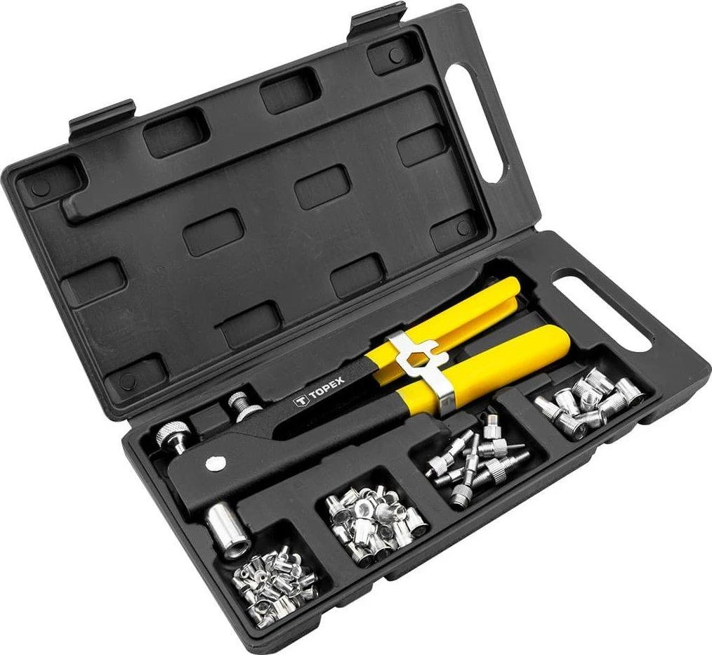 Topex Nitownica Kniediklis kniedinėms veržlėms M3, M4, M5, M6, M8