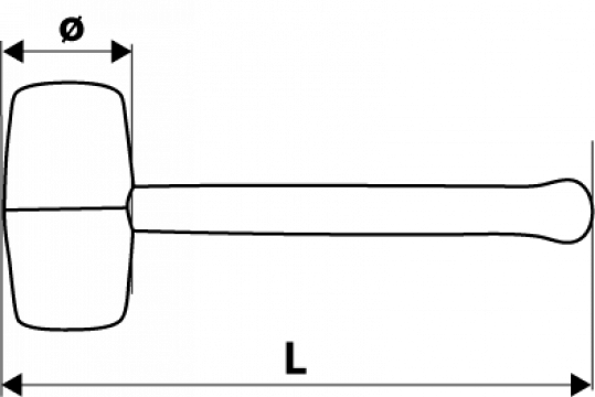 Plaktukas Topex, 290mm